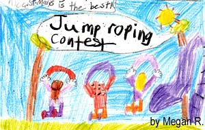 A student drawing
